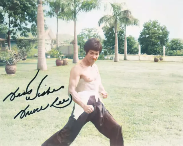 Bruce Lee Autographed Signed Photo Picture Reprint 8x10