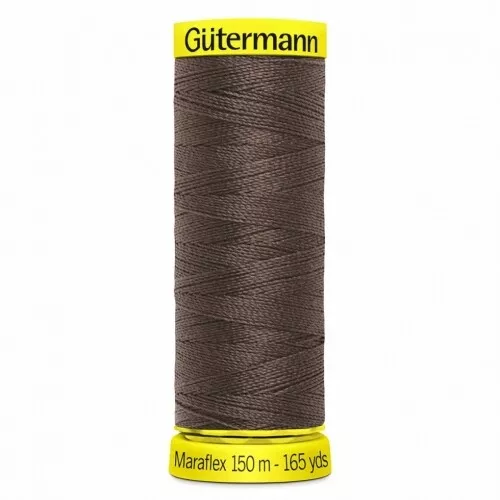 Hilo de coser elástico Gutermann Maraflex 150m 446 marrón - cada uno