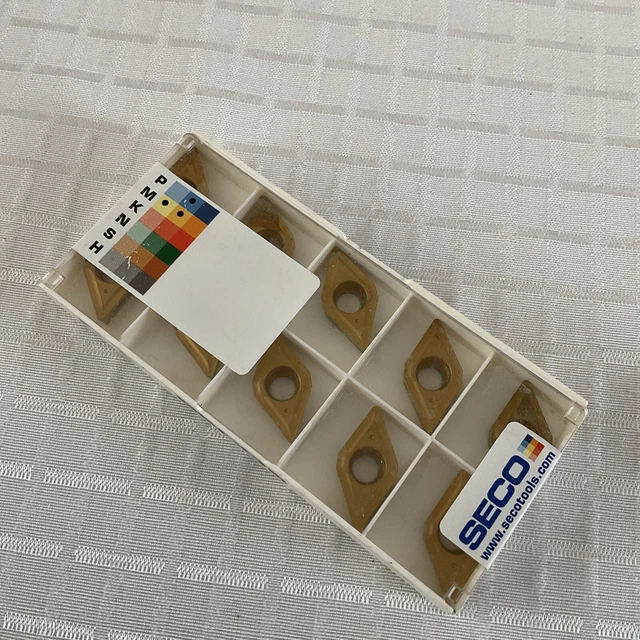 SECO CARBIDE INSERTS DCMT 432 F2 PACK OF 10 GRADE TP200 sealed
