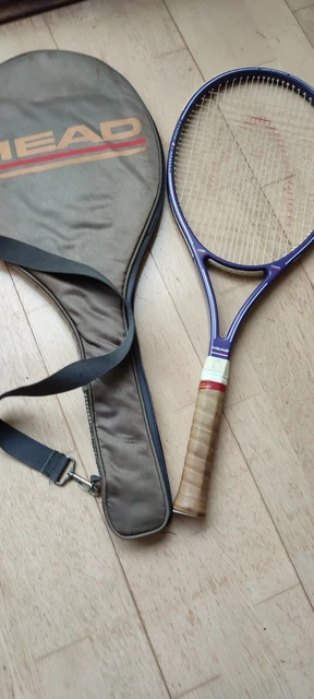 Raquette de tennis vintage Head graphite Radial Twaron + housse d