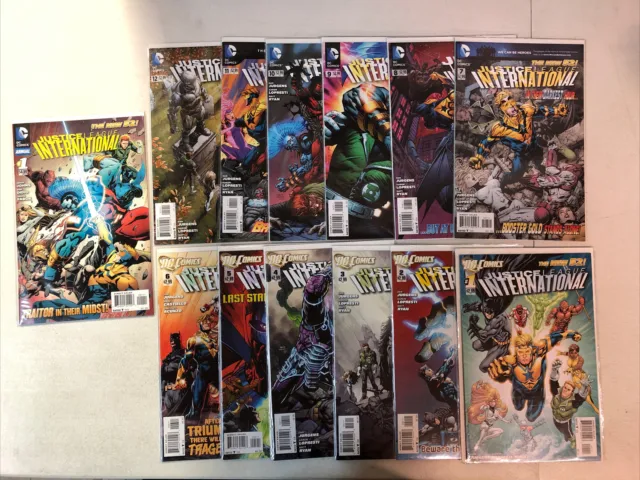 Justice League International (2011) #1-12 + Annual (VF+/NM) Complete Set New 52