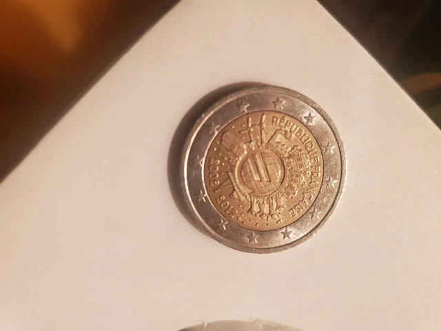 pièce de 2 euros : valeur faciale ,  république française - 2002/2012