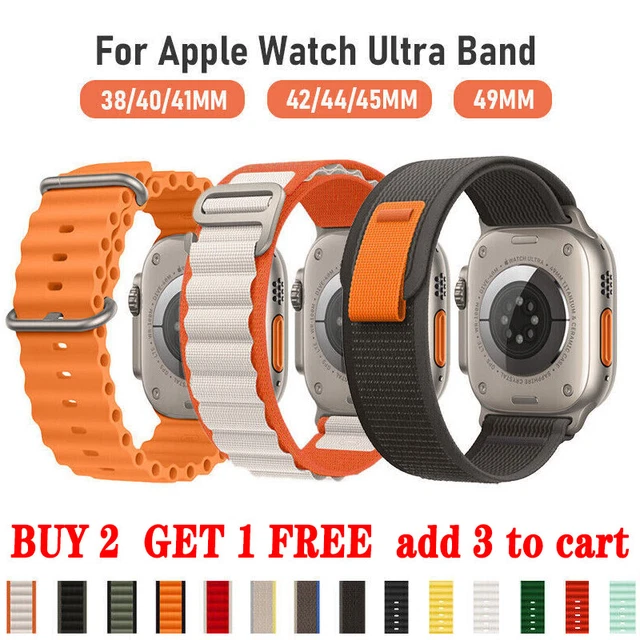 Alpine Trail Loop Strap Ocean Band for Apple Watch Ultra 49mm 9 8 7 6 5 4 3 2 1