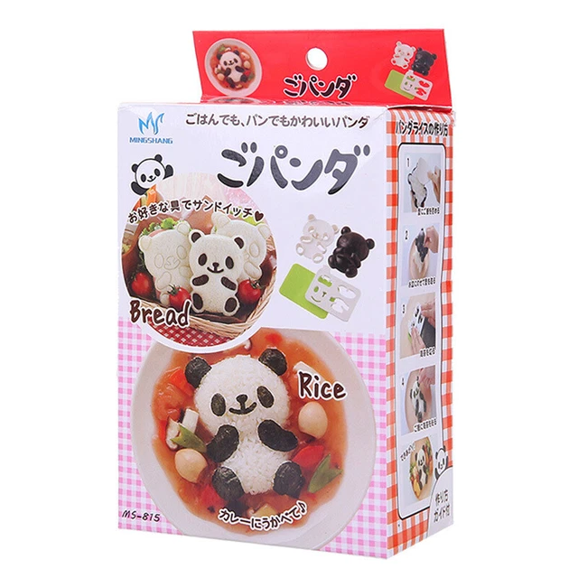 1Set Sandwich Mould Panda Dolphins Biscuit Embossing Baking Pastry Onigiri Mo Pe