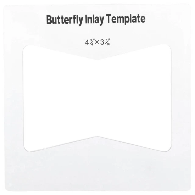 NBEADS Router Vorlage Trees - 30x20cm Acryl Schablone Für Holzbearbeitung