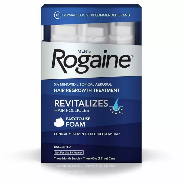 Rogaine Foam Hair Loss & Regrowth Treatment 5% Minoxidil - 1 to 4 Months Supply 3