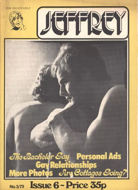 Rare vintage British gay magazines - 'Jeffrey' - Four issues, 1973.