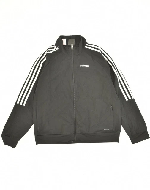 ADIDAS Giacca Top Tuta Ragazzi 13-14 Anni Nero Poliestere JV01