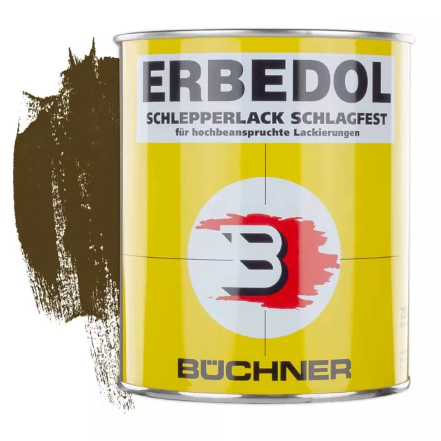 ERBEDOL | Schlagfester Lack | Krone | SL8330 | braun | 0,75 l | Zubehör