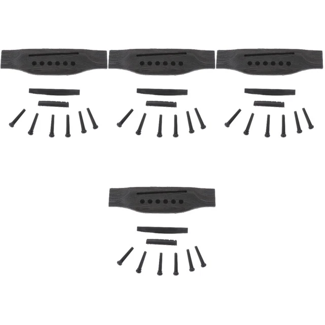 Selle Et écrou De Pont En Os De Buffle Pour Guitare Acoustique 6 Cordes - Améliore Le Son - Taille Standard