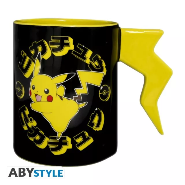 Pokemon Pikachu Blitz3D Tasse Anime Manga Game Spiel Zocken Merch Mug Kaffee Fan