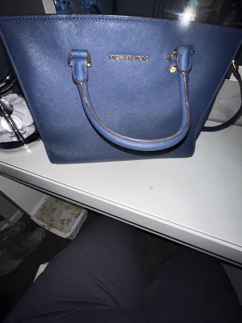 MICHAEL Michael Kors ELIZA XL REVERSIBLE TOTE SET - Tote bag - navy/dark  blue - Zalando.de