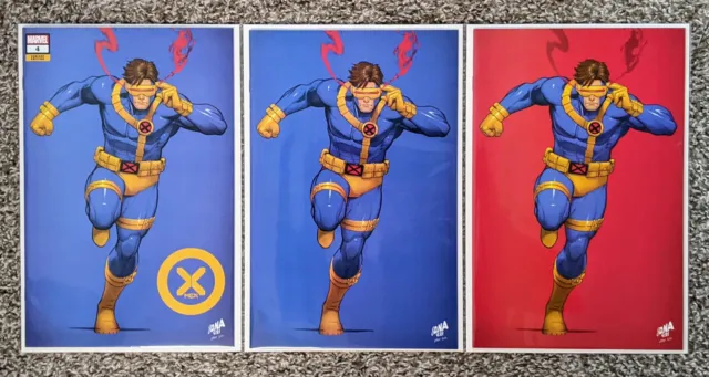 X-Men #4 - David Nakayama Variant Set - Trade Dress + Blue & Red Virgin