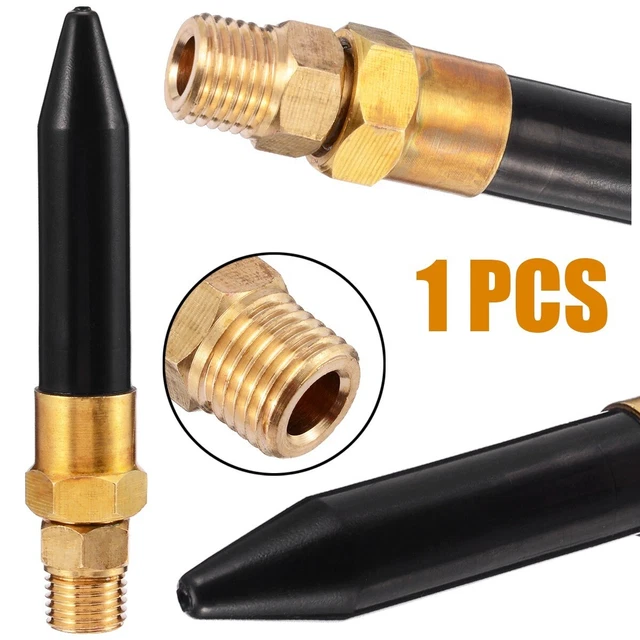 NPT1/4 Ugello Gas Gomma 18 Ottone Sostituzione Premium per Gonfiatori Palloncino