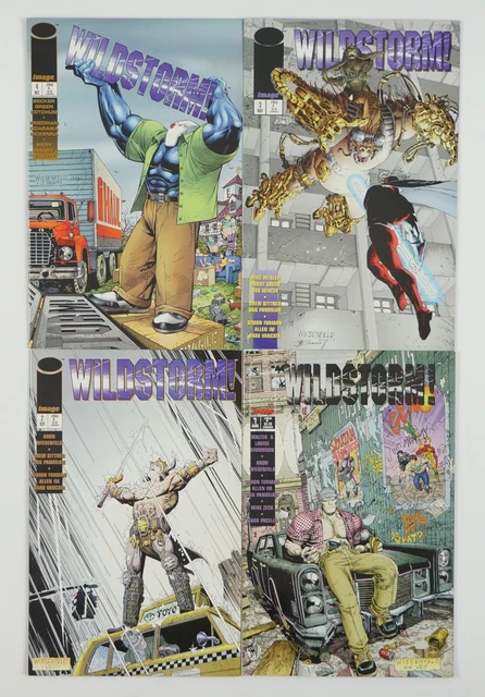 Wildstorm! #1-4 VF/NM complete series - Gen13- Deathblow - Stormwatch set lot