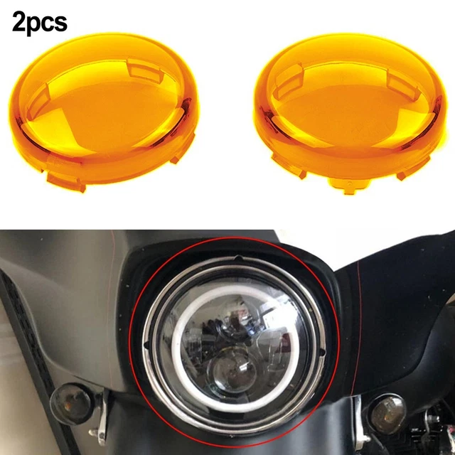 2 pezzi coperture luce segnale copertura obiettivo rotante pezzi moto pezzi di ricambio