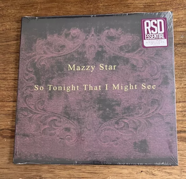 Mazzy Star Purple Splatter Vinyl So Tonight That I Might See RSD Essential Rare