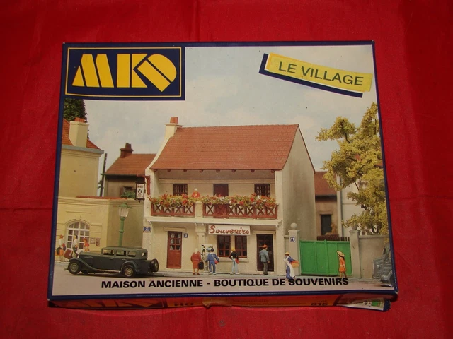 Lot de maquette train électrique HO maison décor - Modélisme