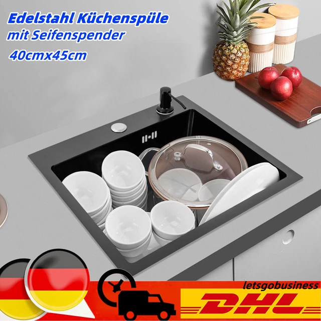 LAVELLO CUCINA ACCIAIO Inox Lavello Da Incasso Lavello Angolare Con Set