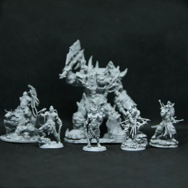 ORCs - Mini -  32mm scale Miniatures Orc / Troll Minis Fantasy Tabletop Games 3