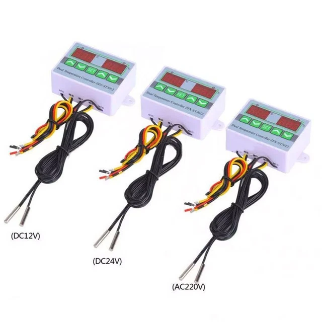 Display Digitale Microcomputer Termostato Regolatore di Temperatura Interruttore con Sensore Termostato DC12V Stampante 3d Digitale 12v 30a Dc- termostato digital,termostato digital w1219
