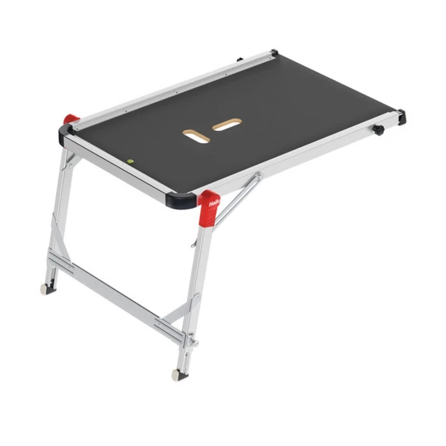 Hailo 9940-001 Ladder Platform 330lb Load Capacity Adjustable Up To 30" Aluminum