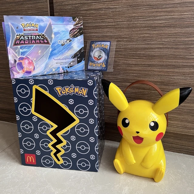 LIMITED EDITION POKEMON Pikachu Carrier by McDonald's with TCG Card and