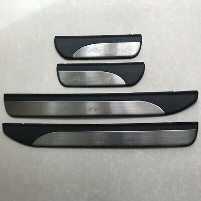 Stainless Steel Outer Door Sill Scuff Plate Guard Fit For Honda Accord 2013-2017