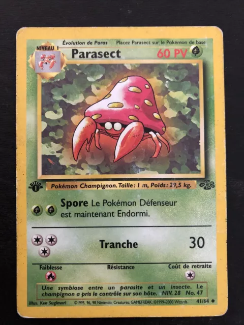 🇫🇷 Parasect 41/64 Édition 1 Jungle❗️