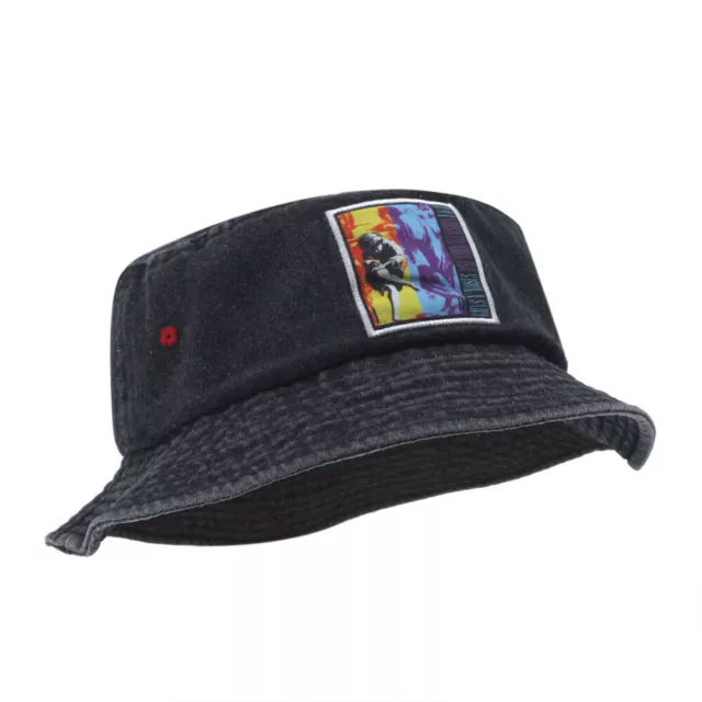 NWT Guns N' Roses Use Your Illusion Unisex Bucket Hat Denim Black