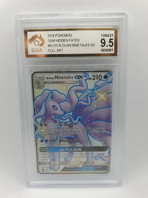 Shiny Rayquaza GX #177A | Pokemon Hidden Fates Premium Box | BGS 9.5 Gem  Mint