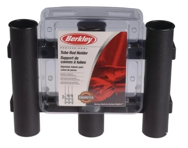 Berkley  Boat Fishing Rod Holder  -  Black For  3 Rods