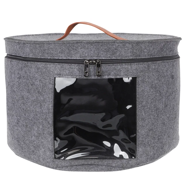 Cappello in PVC scatola portaoggetti donna borsa cappello da bowler cappello da cowboy borsa da viaggio