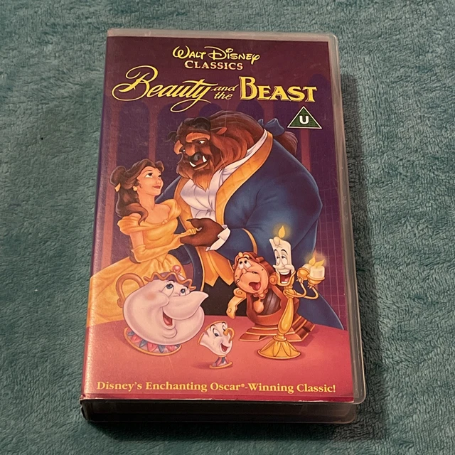 DISNEY CLASSICS BEAUTY And The Beast Vhs Video Tape With All Info Vgc