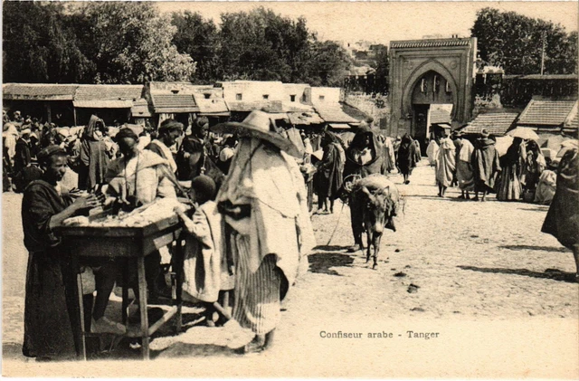 CPA AK MAROC FEZ Le Souk aux soieries Flandrin (37798