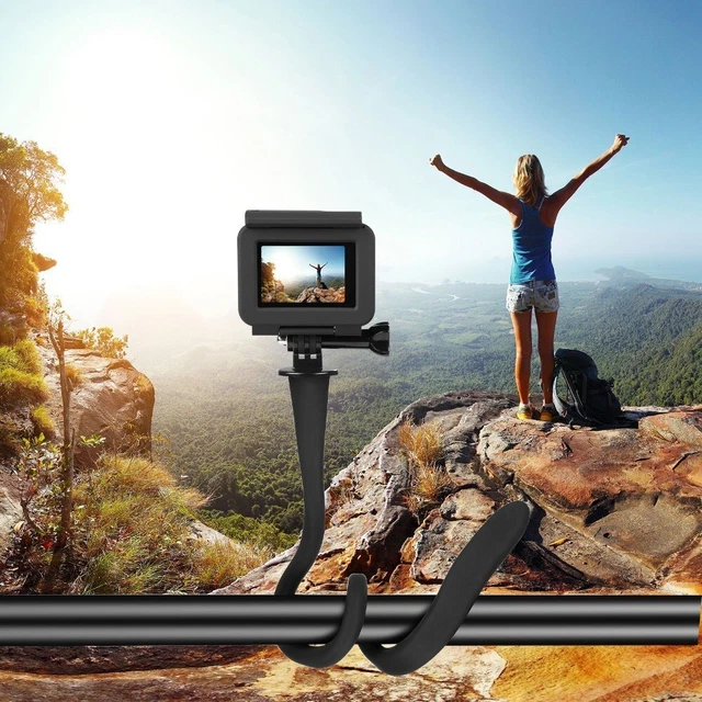 ACTION CAMERA FLEXIBLE Mount for GoPro 12/11/10/9/DJI Action4/3