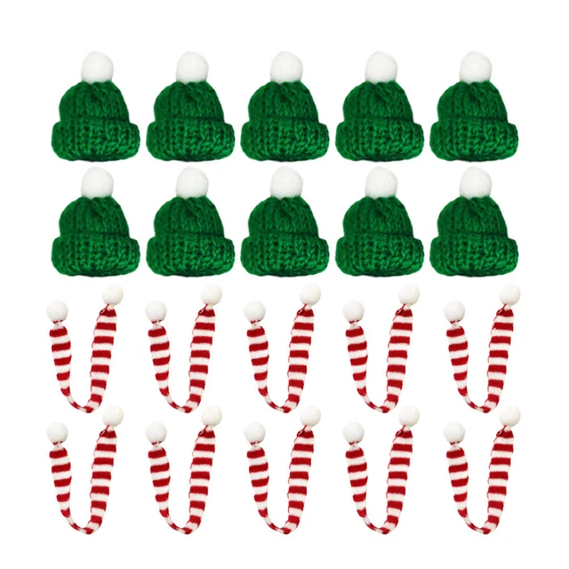 20 Pcs Flaschendeckel Mit Weihnachtsmütze Weihnachtsdeko Weinflasche
