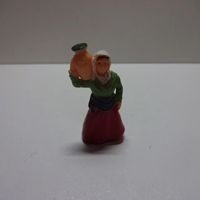 Lavare Miniatura Donna di Plastica
