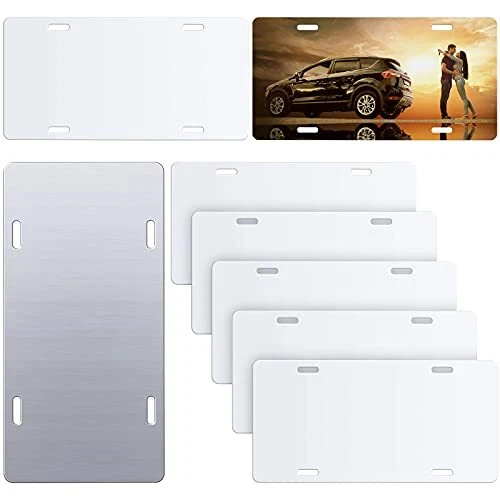 Sublimation License Plate Blanks, Aluminium Metal Automotive License Plate Wh...