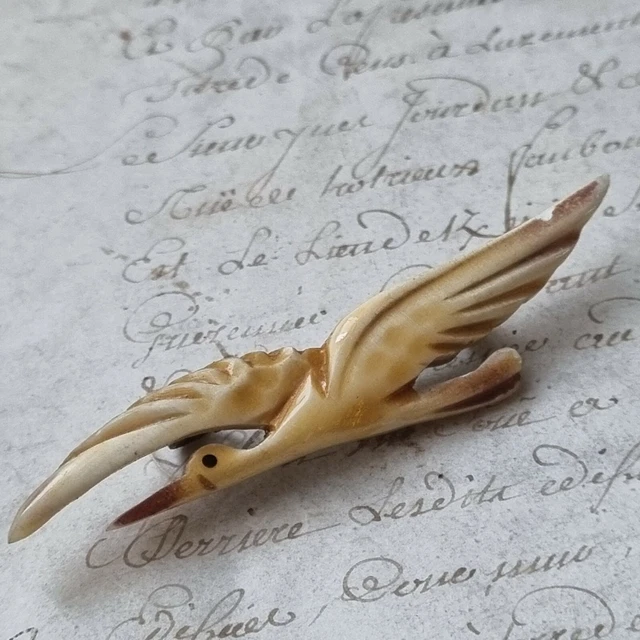 Broche Vintage Hibou ORENA PARIS - Métal Doré Des Années 80 - Très Bon état