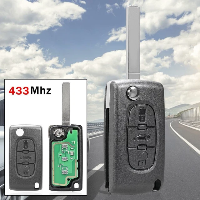 Vehicles Remote Key fob Remote Car Key Keyless 3 Buttonsfor CITROEN|for Peugeot