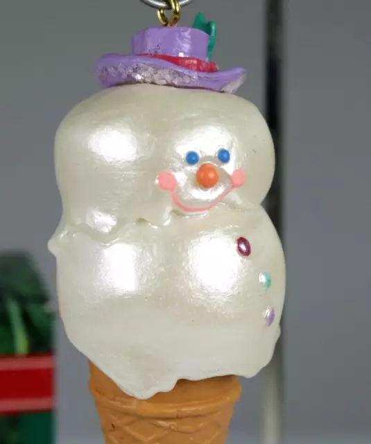 Hallmark Keepsake Christmas Ornament Chilly Chap Ice Cream Cone Vintage 1991