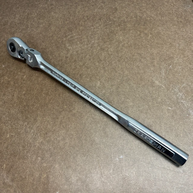 CRAFTSMAN VVP 44816 1/2” Drive Flex Head Ratchet RARE Made in USA
