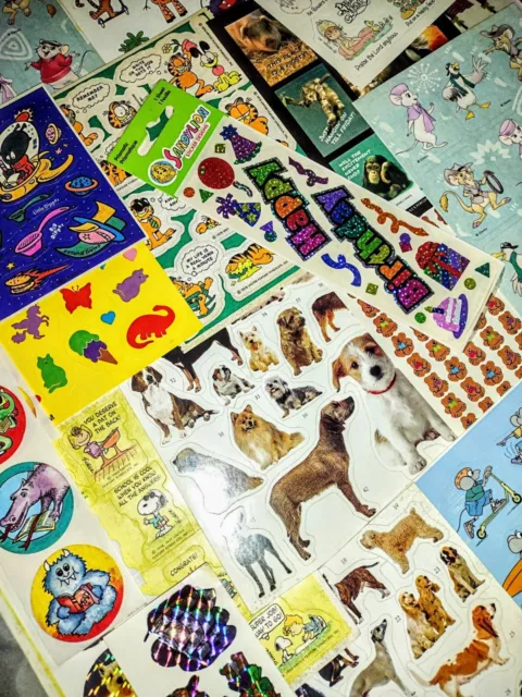 Vintage Sticker Book Album Birthday Party 70s 80s 90s Sandylion