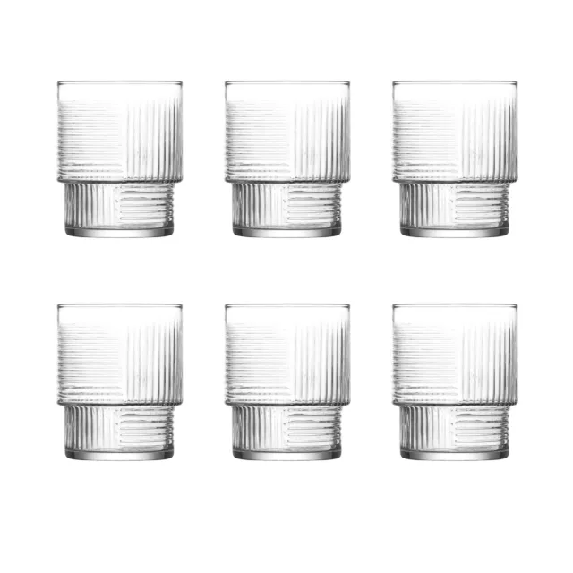 Gläser Set 6-teiliges Helen Whiskyglas Set, 325ml, Wasserglas, Trinkglas LAV