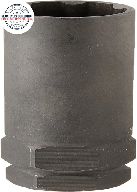 Steelman Pro 6-Spline 45/64" Socket-Style Locking Lug Nut Key, Removes Spline...