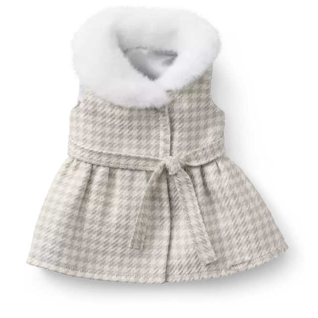 NIP American Girl Doll Fashion Show Frosty Frills Vest for 18 inch dolls