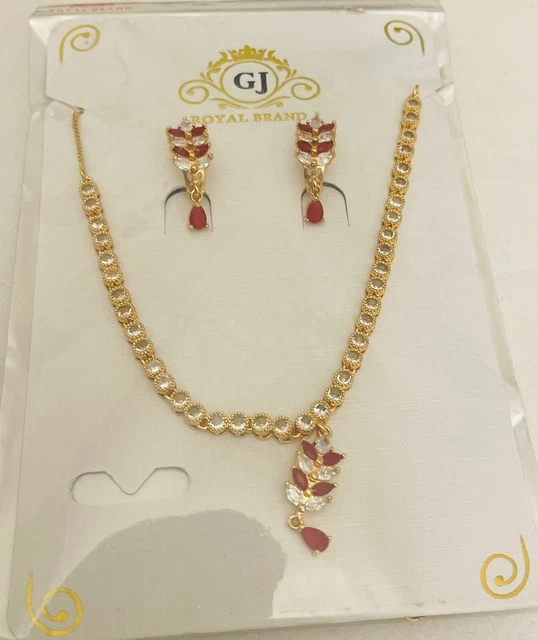 Pakistani Indian and Bangali Gold Jewelry Set. Black Friday Special Offer.