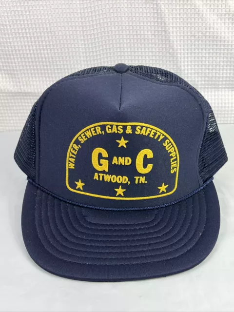 Atwood Tennessee 1980’s G And C Hat Water Sewer Gas Safety Hat Never Worn WOW