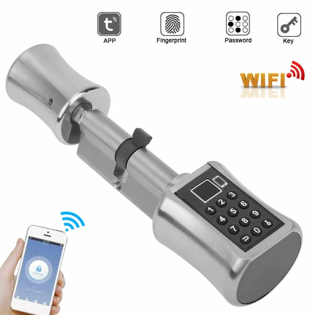 ELECTRONIC SMART DOOR Lock APP+Password+Key Fingerprint IC Card Touch
